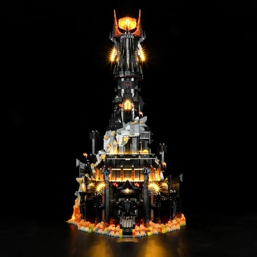 Light Kit for Lego-10333 Barad-dur - Compatible with Lego Icons Lord of the Rings Building Set
