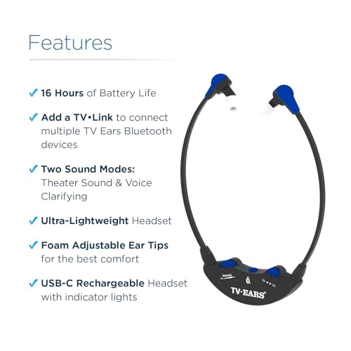 Bluetooth TV Headphones Wireless Headphone