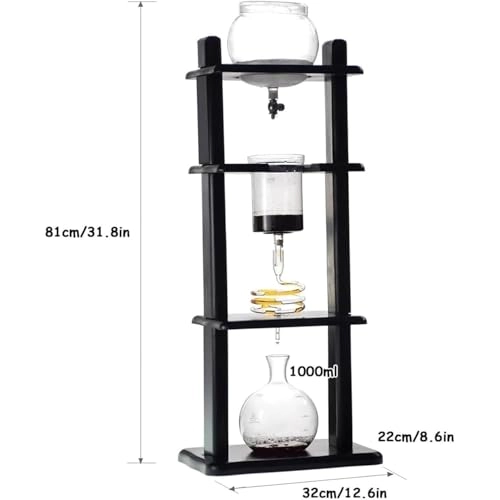 Cold Brew Drip Coffee Maker - 800ml High Borosilicate Glass
