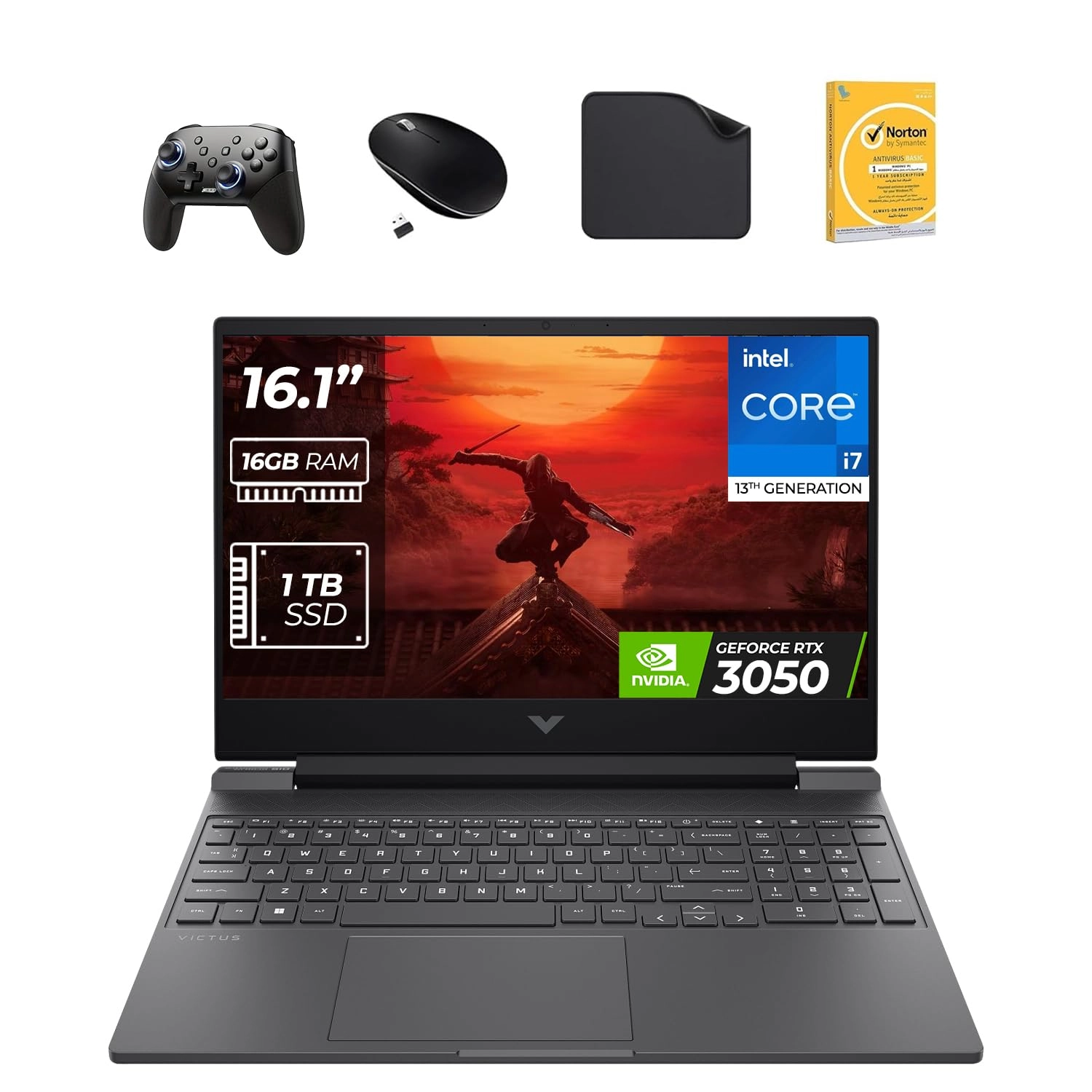 HP Victus 16-R0053NIA-8512 - 16.1'' Core i7-13700H 16GB DDR5 1TB SSD