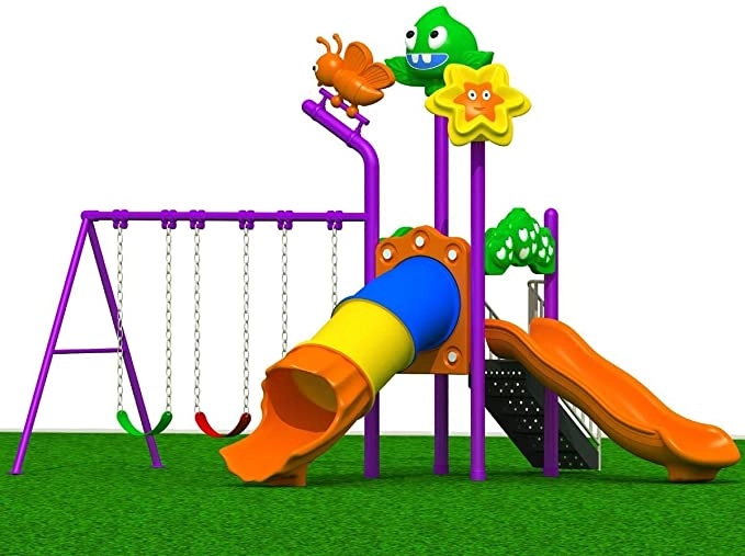 Multi Purpose Kids Outdoor Playing Equipments - 770x320x280cm 2+ Years