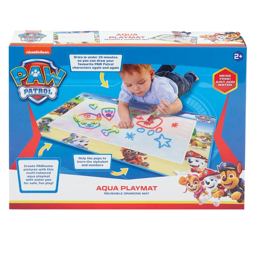 ADDO Nick Junior Paw Patrol Write & Draw Playmat V2 - Suitable for 2 Years & Above.