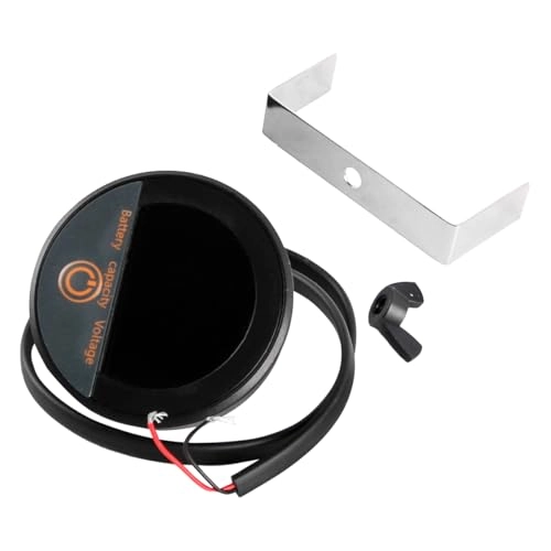 Digital Round Voltmeter - 100V Waterproof