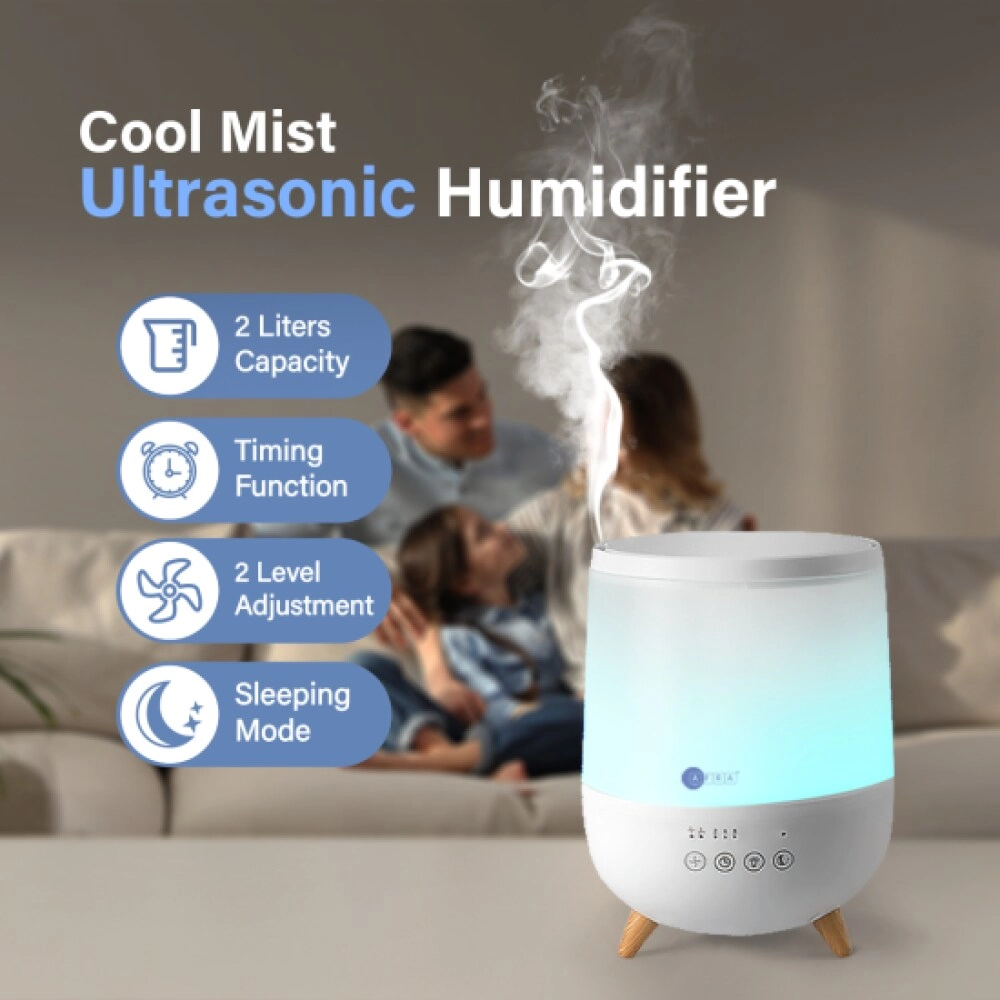 Cool Mist Ultrasonic Humidifier - 150 ml/h 2 Liter