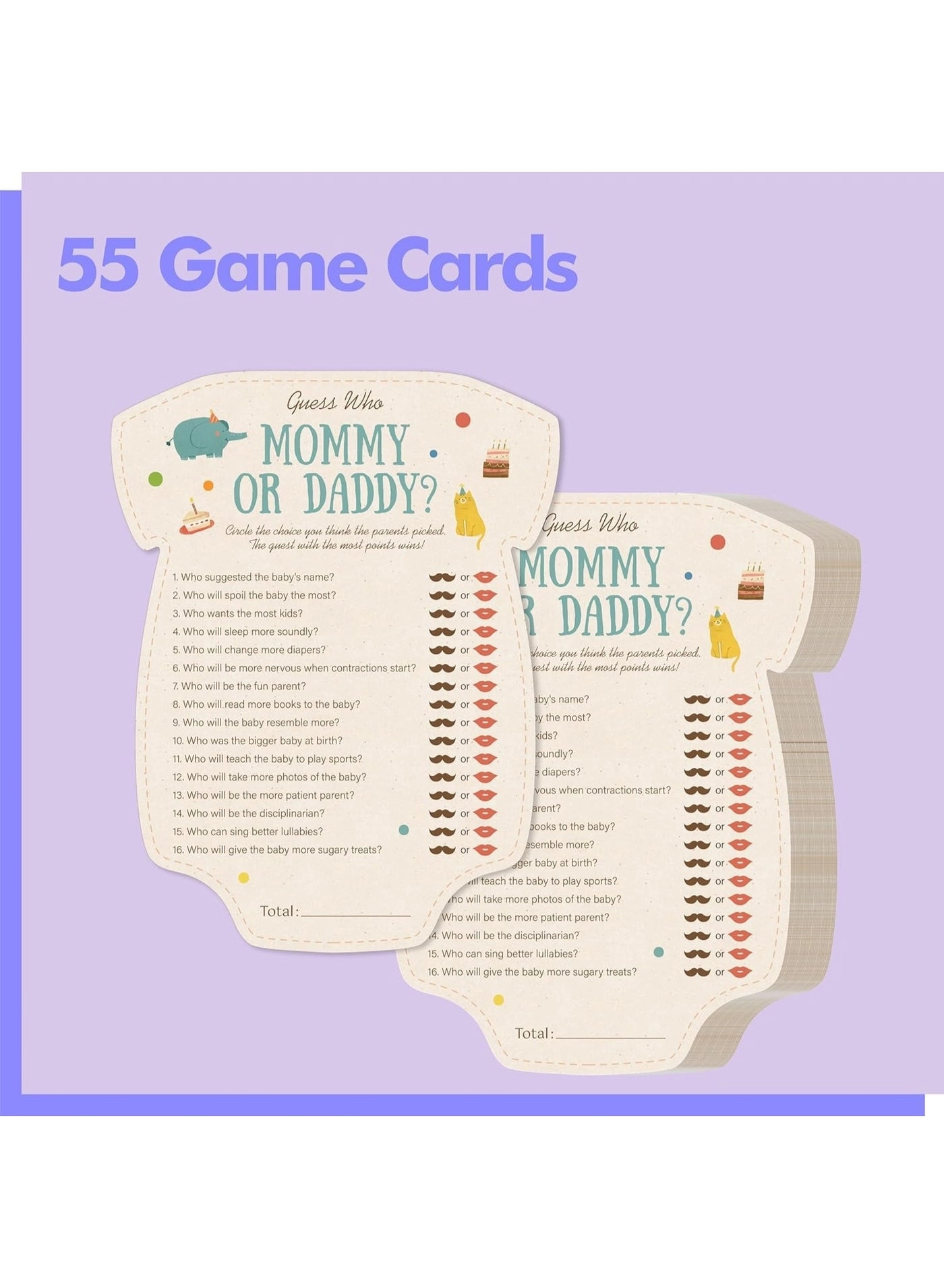 Guess Who Mommy or Daddy - 55Pcs