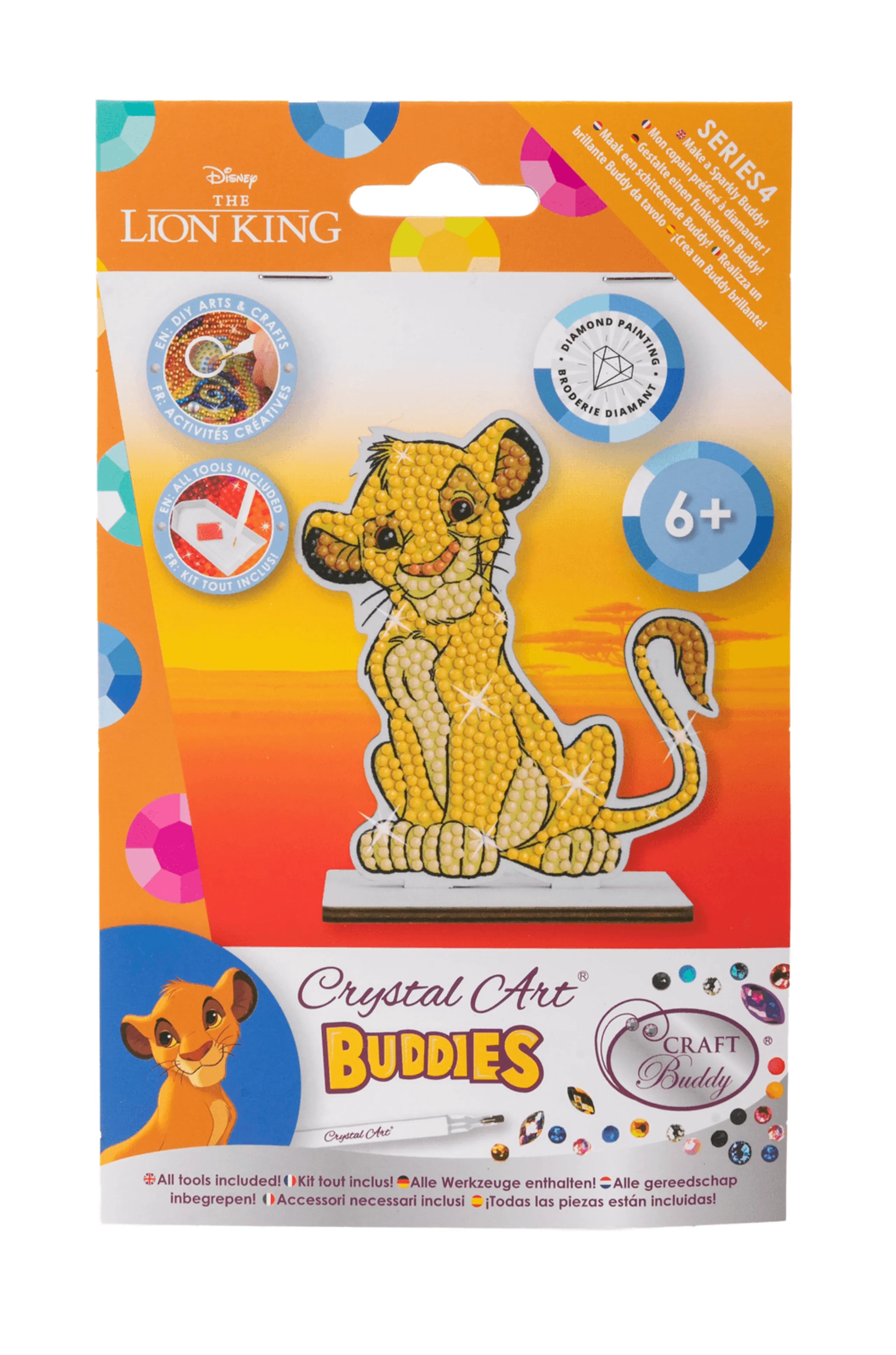 CRAFT Buddy Simba Crystal Art Buddy - 6+ years