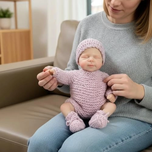 Reborn Baby Doll - 12 inch Full Silicone Girl Ages 3+