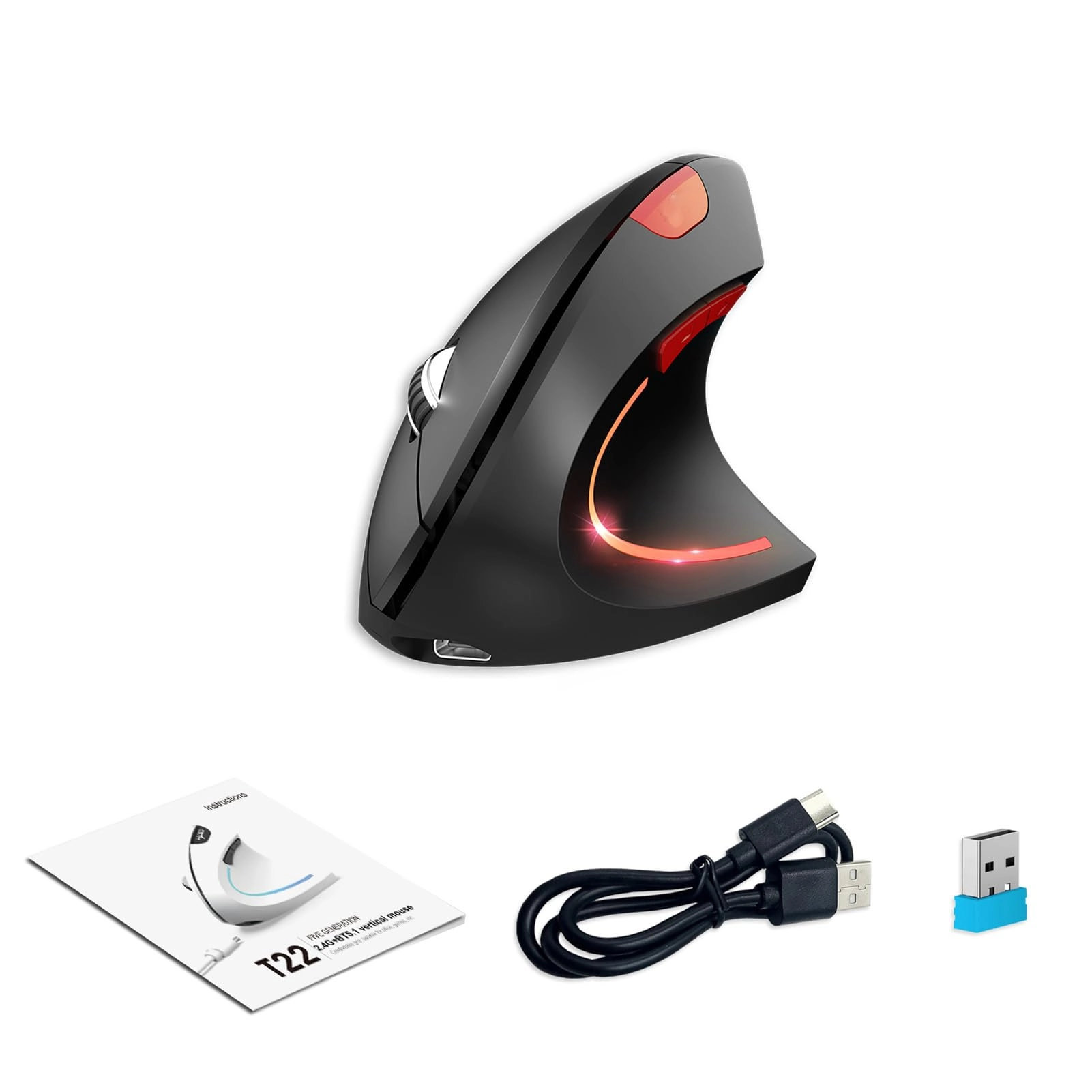 Wireless Dual Mode Mouse - 2.4G BT5.1