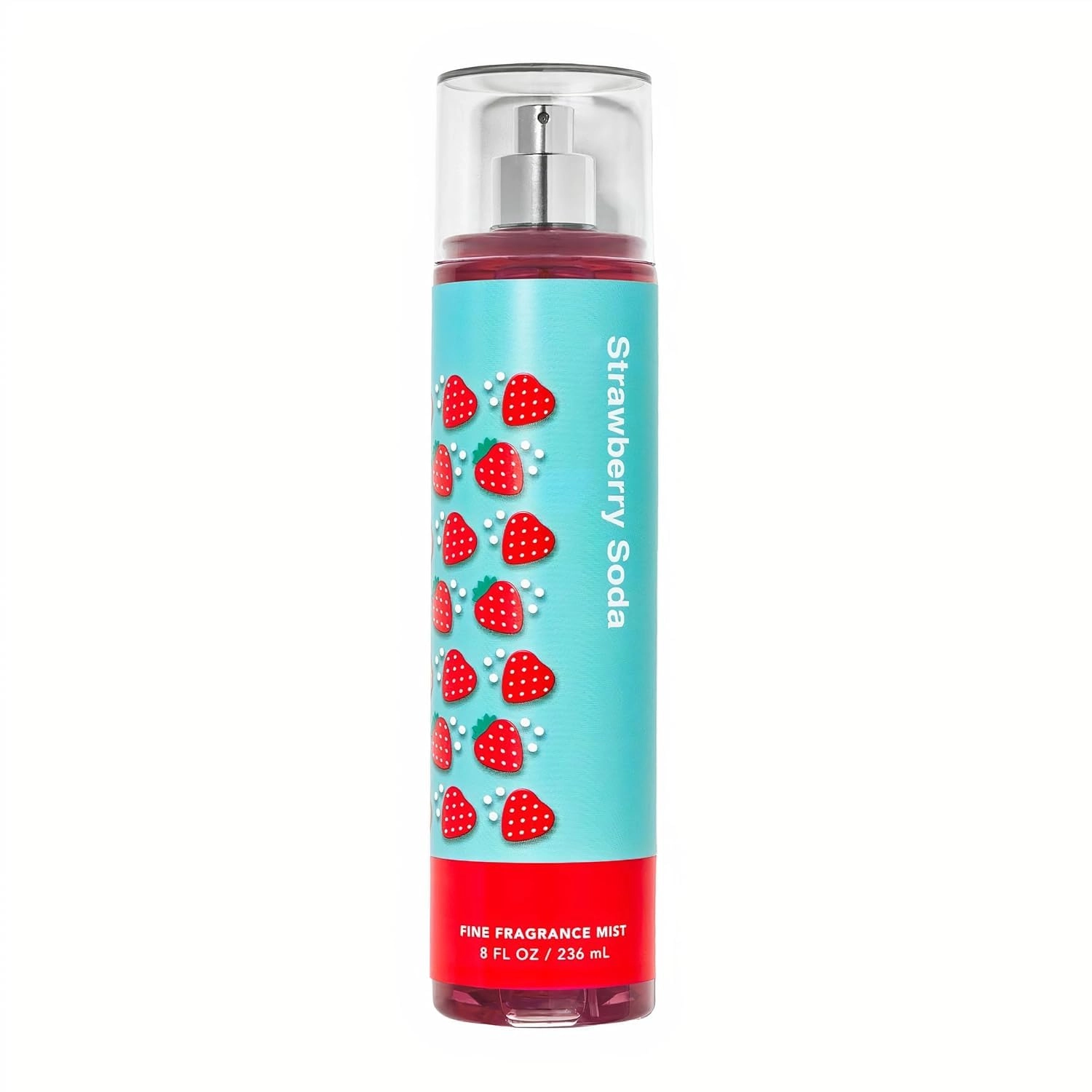 Bath & Body Works Fine Body Fragrance Mist - 8 Fluid Ounces Strawberry Soda