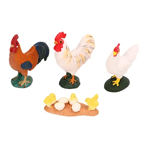Farm Chicken Animal Toys - Over 3 Years old 4Pcs