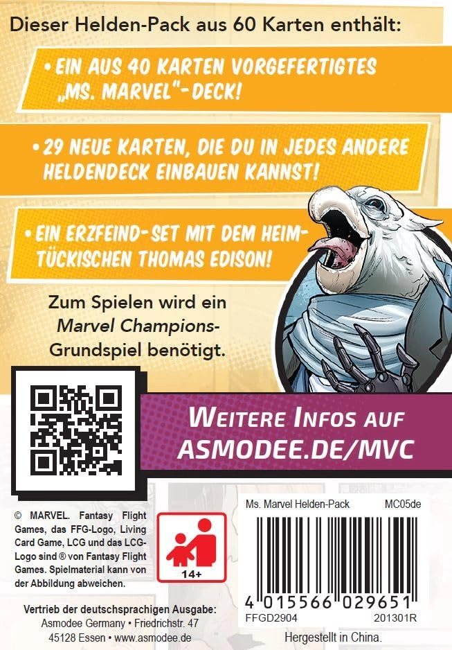 Marvel Champions: The Card Game - Ms. Marvel Expansion (German)