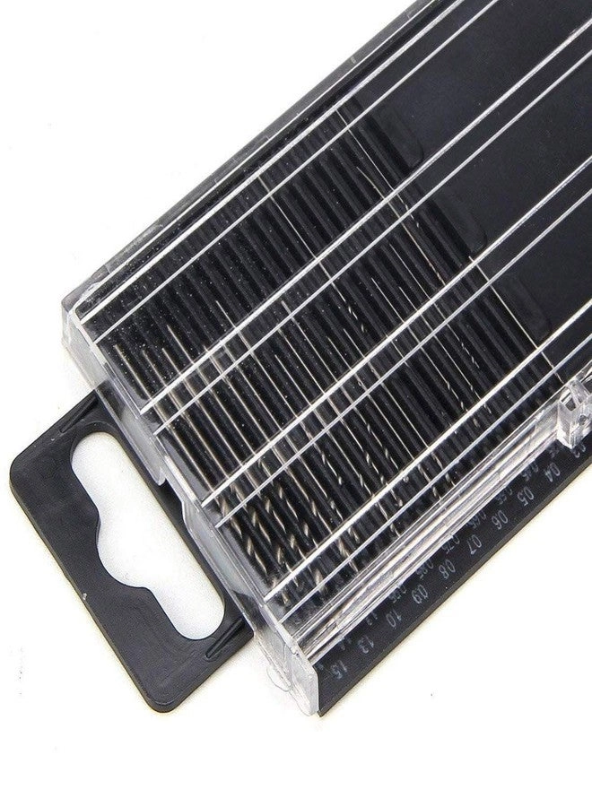 Mini Tiny Twist Drill Bit Set - Hss 20 Piece 03mm 035mm 04mm 045mm 05mm 055mm 06mm 065mm