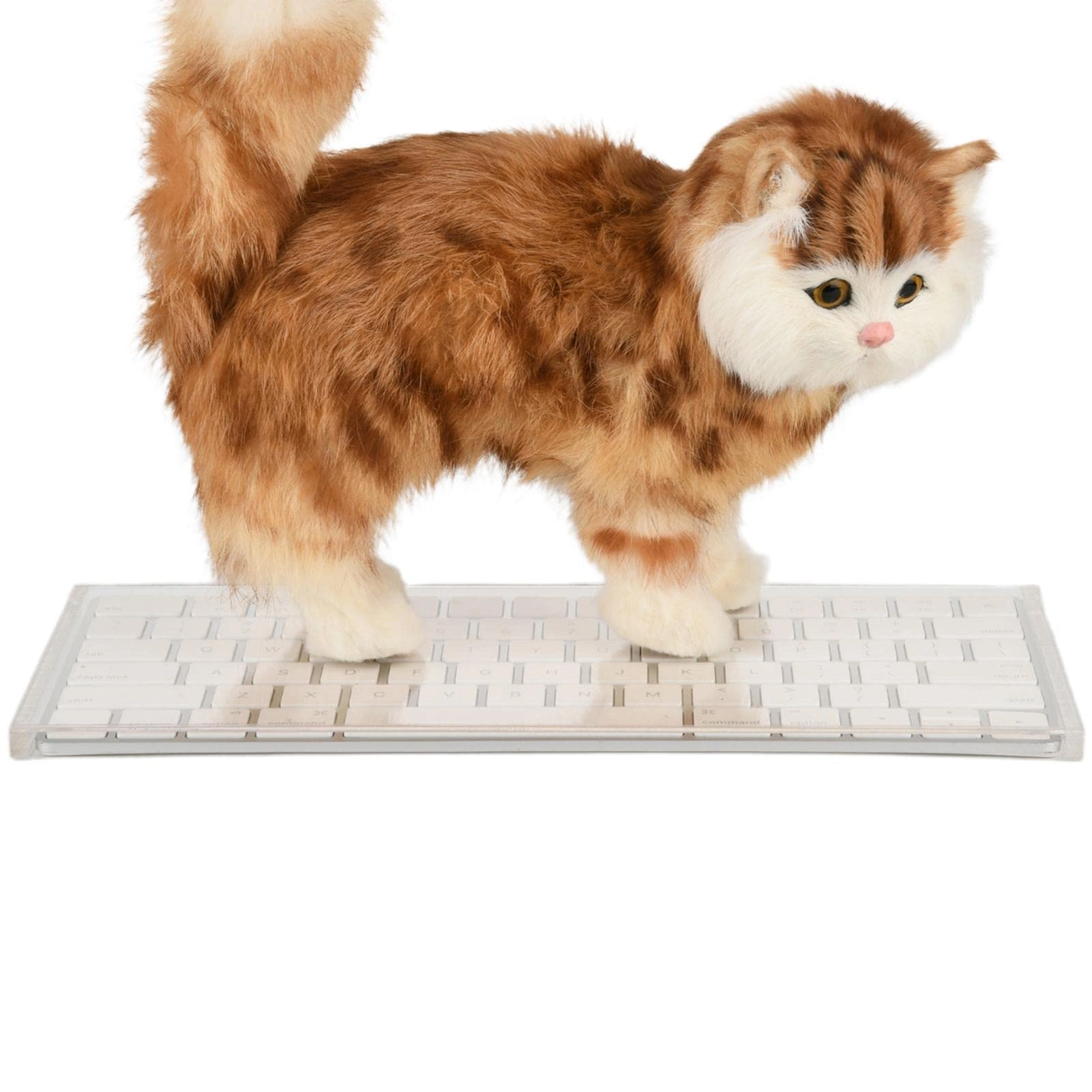 SummerLAX Computer Keyboard Dust Cover - Waterproof Transparent Acrylic Tilted