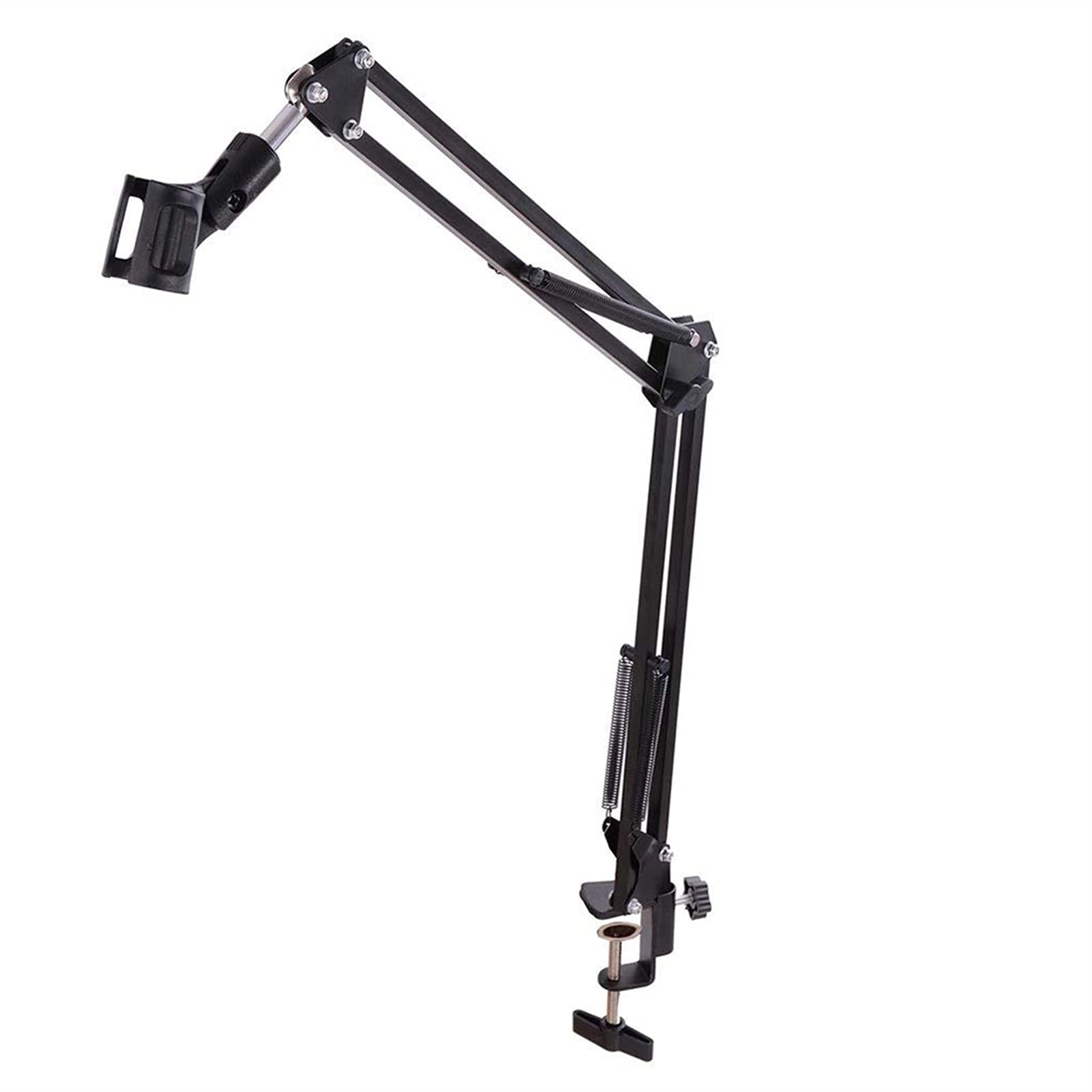 Mic Stand - Extendable Scissor Arm Table Mounting Clamp