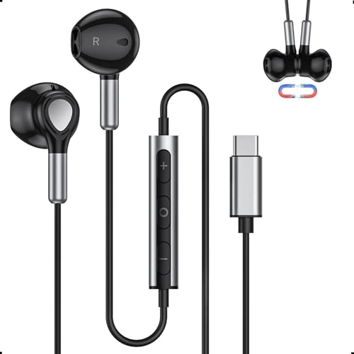 USB C Headphones Wired Earbud