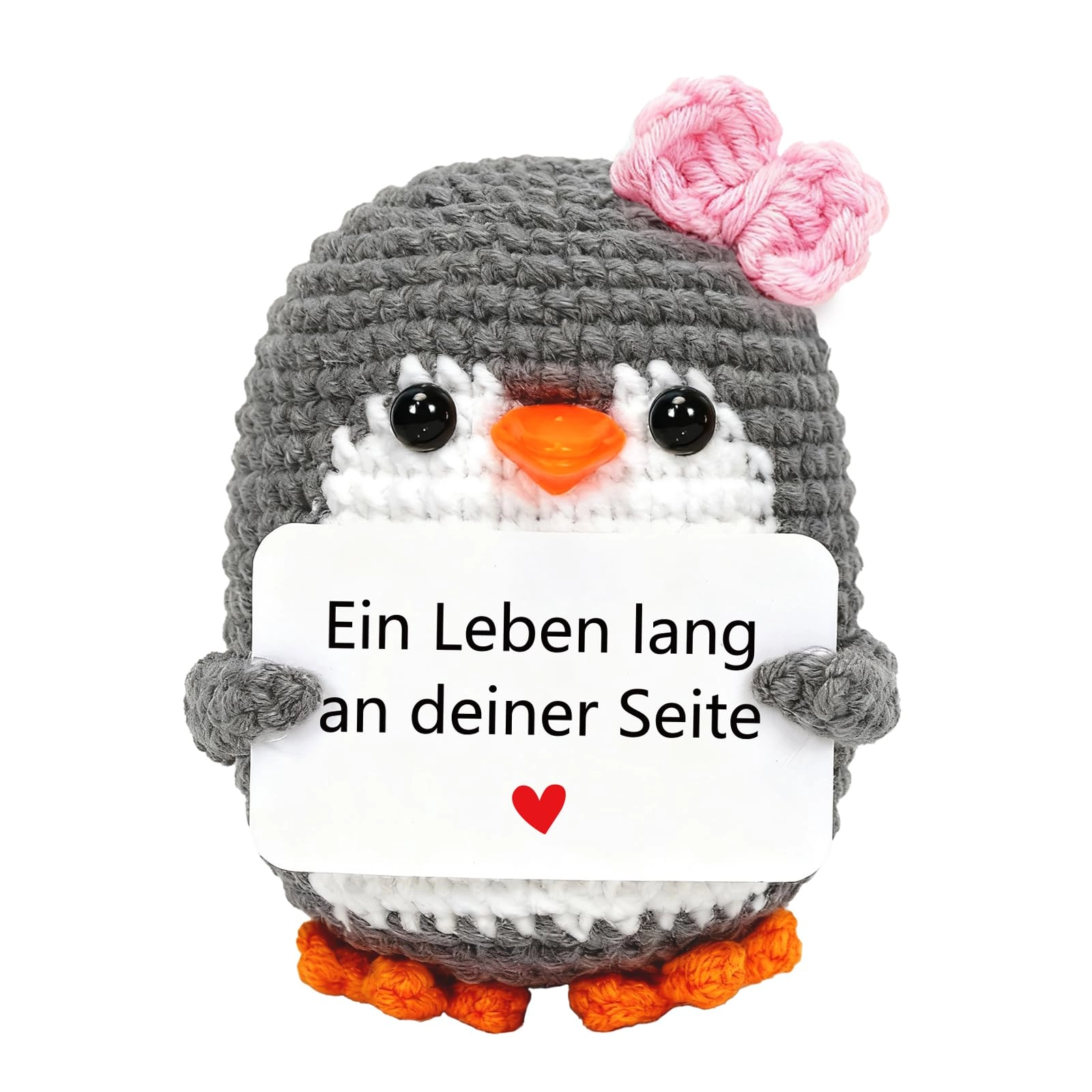 Penguin Positive Penguin 15 cm Knitted - Pocket Hug