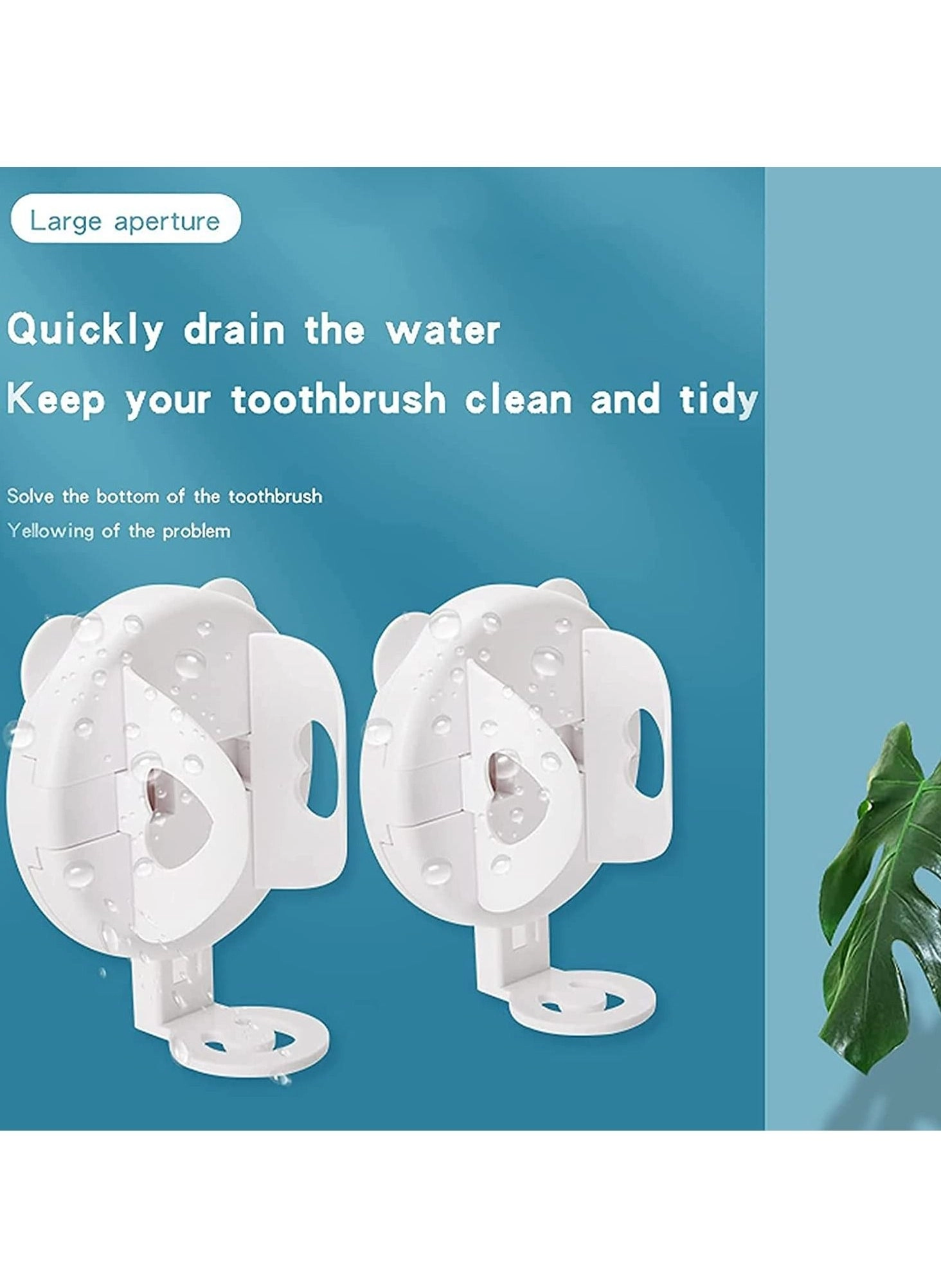 Wall Mount Toothbrush Holder