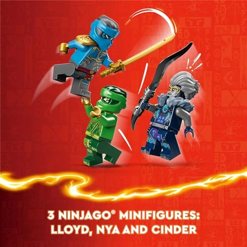 NINJAGO Lloyd’s Elemental Power Mech (71817) - Customizable 3 Minifigures