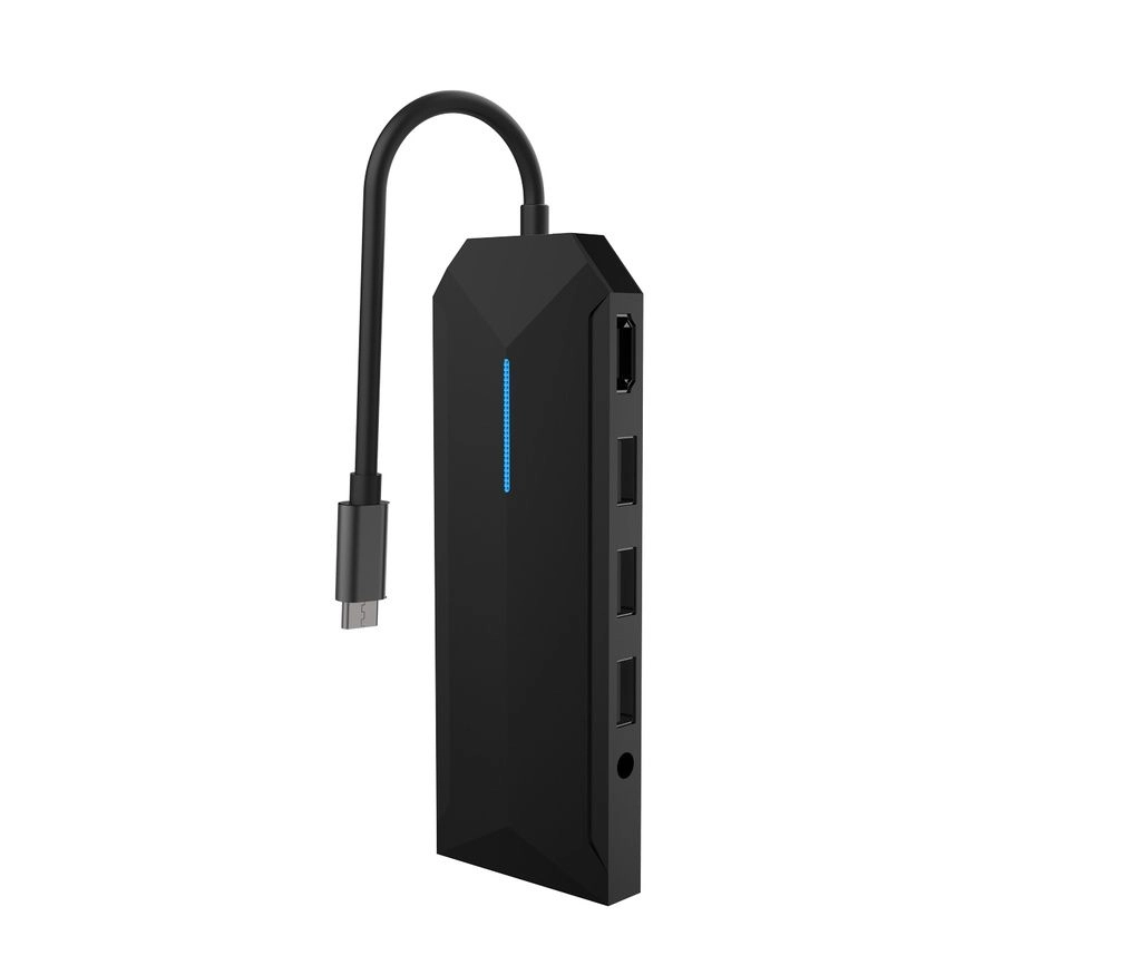 Porodo Gaming 9in1 USB-C HUB - 4K@30Hz