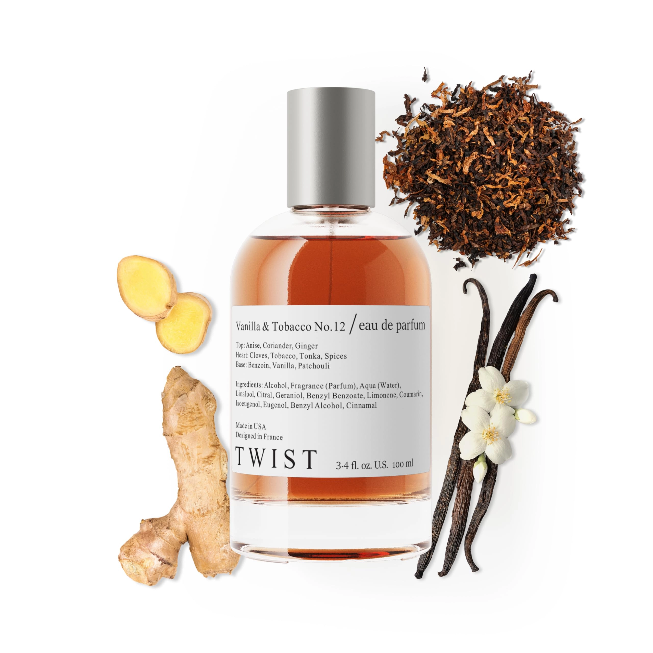 Twist Perfumes Vanilla & Tobacco No.12 - Eau de Parfum 100 ml