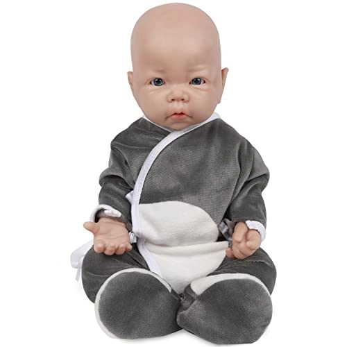 Reborn Baby Doll - 17 inch Silicone Boy Ages 3+
