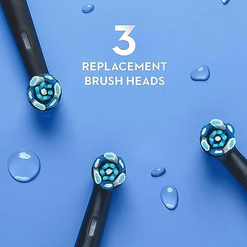 iO Ultimate Clean Replacement Brush Heads - 3pc Black