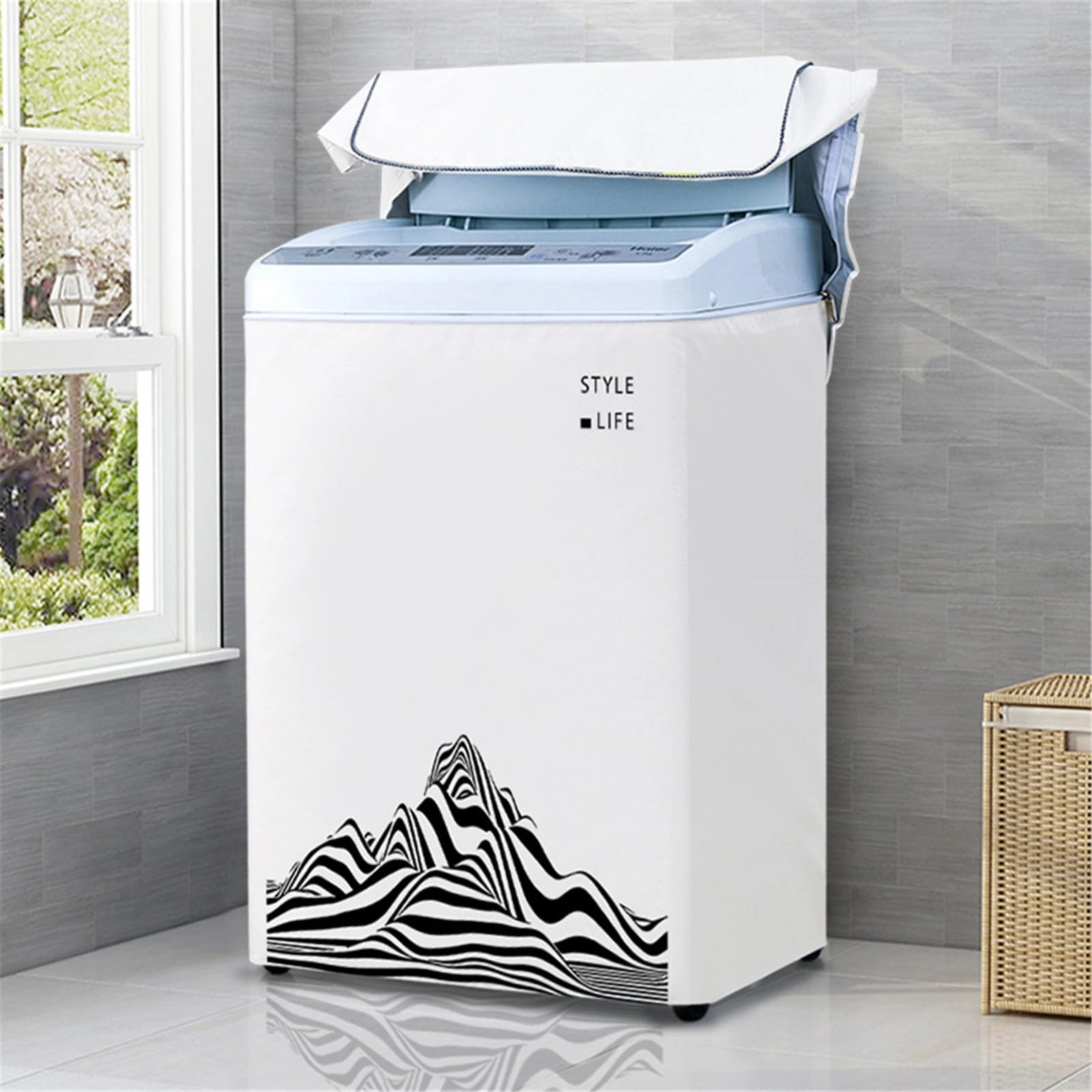 Odot Washing Machine Cover - Top Loader Waterproof Mountain M
