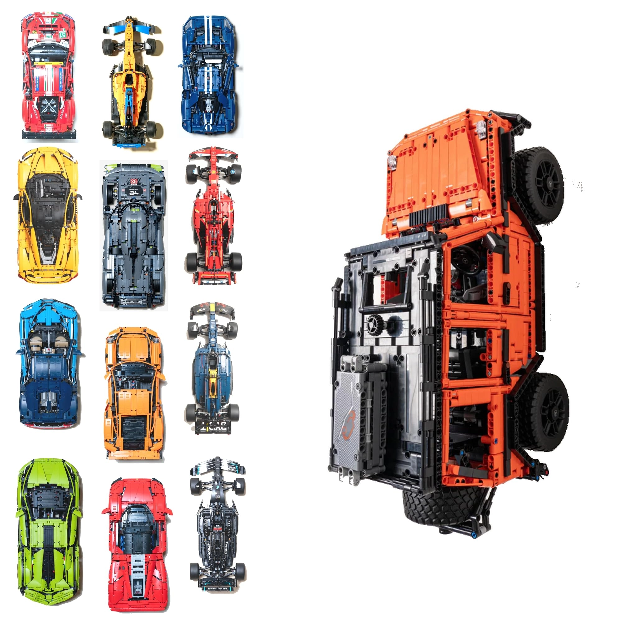 Wall Mount Compatible for Lego - Made in France Plastic