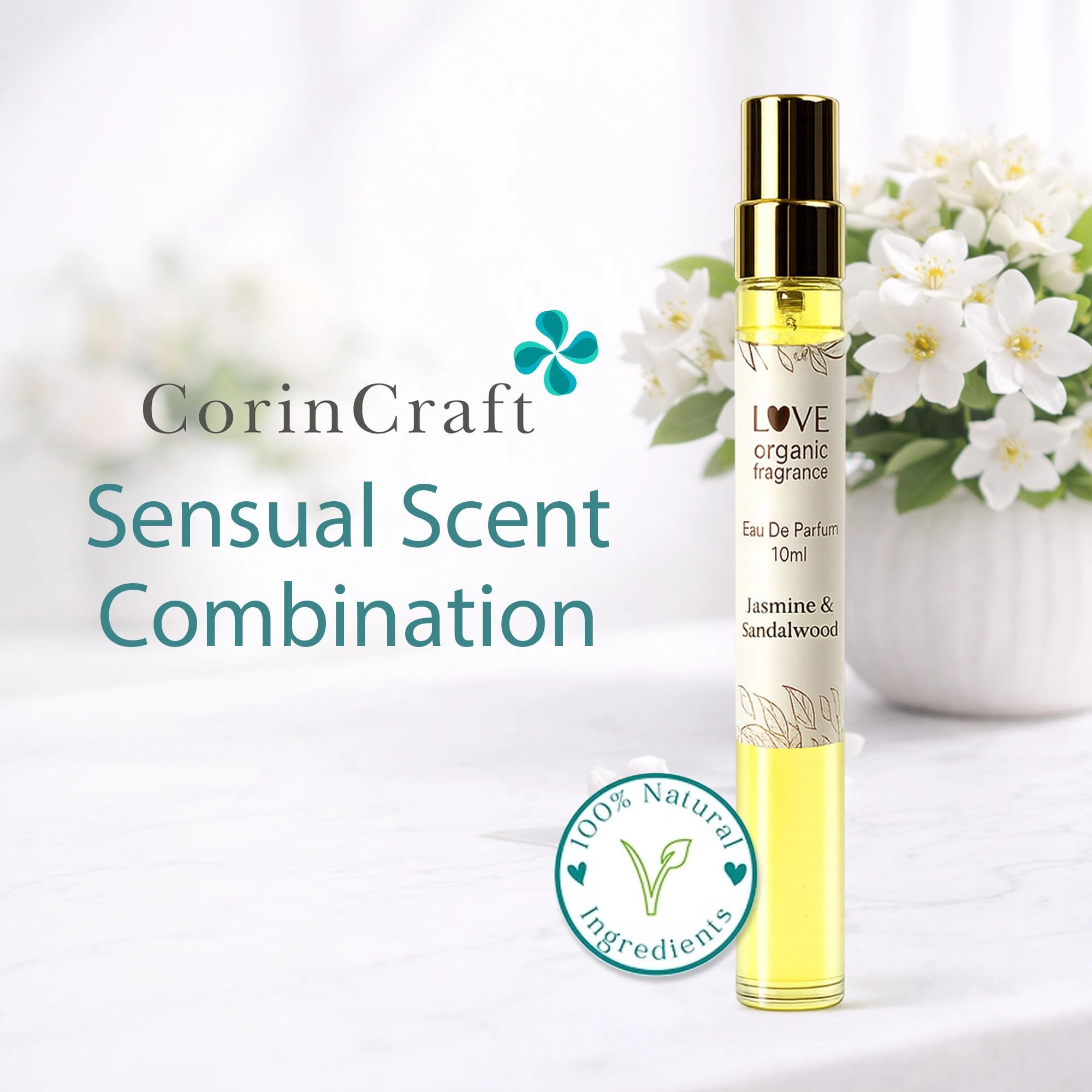 Jasmine & Sandalwood Eau de Parfum 10ml