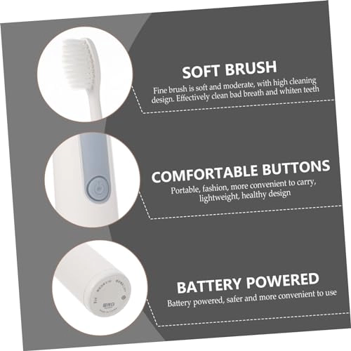 Electric Toothbrush - Soft Bristle Battery Powered