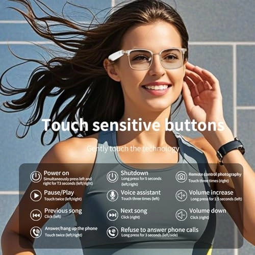 AI Translation Smart Glasses - 100 Languages Bt