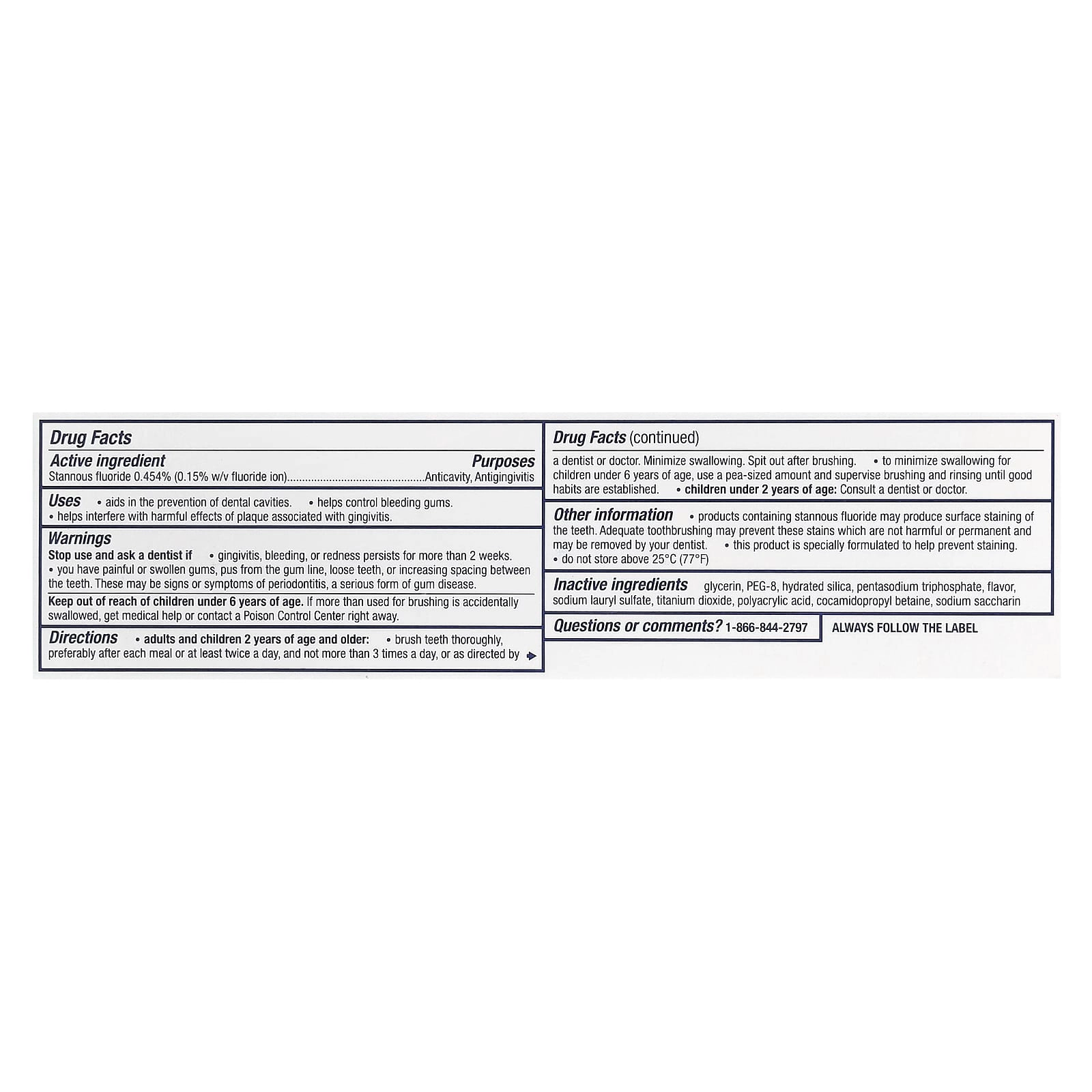 Daily Fluoride Anticavity And Antigingivitis Toothpaste - 96 g
