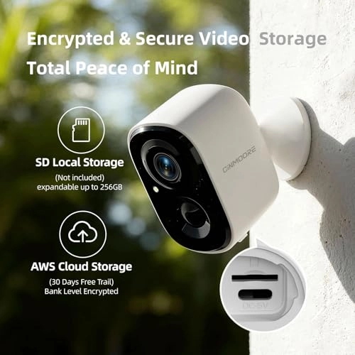 Wireless Wi-Fi Battery Camera 2.5K