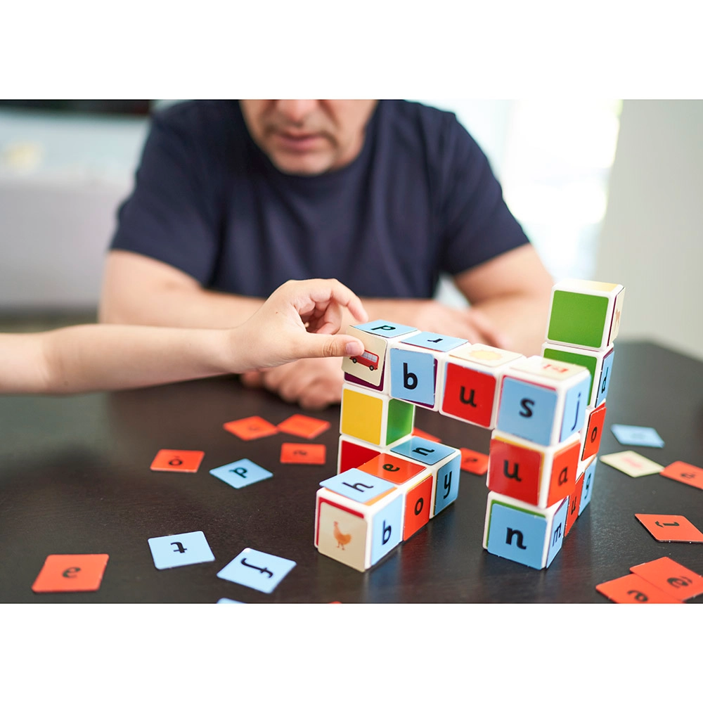 Magicube Math Building And Clips - 55 pcs