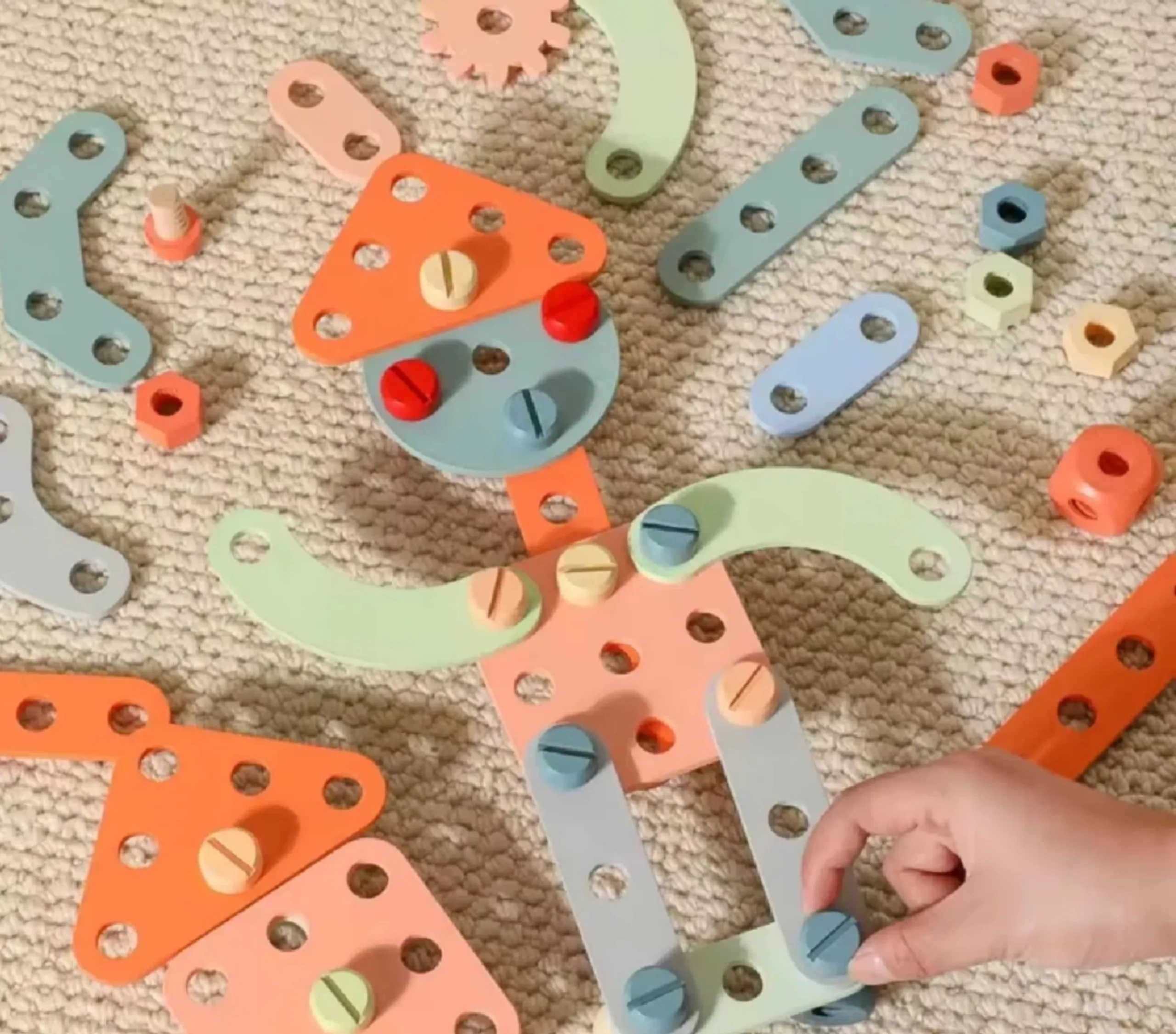 Kids Wooden Large Tool Table Playset (19188949-FT_MSN_23026)