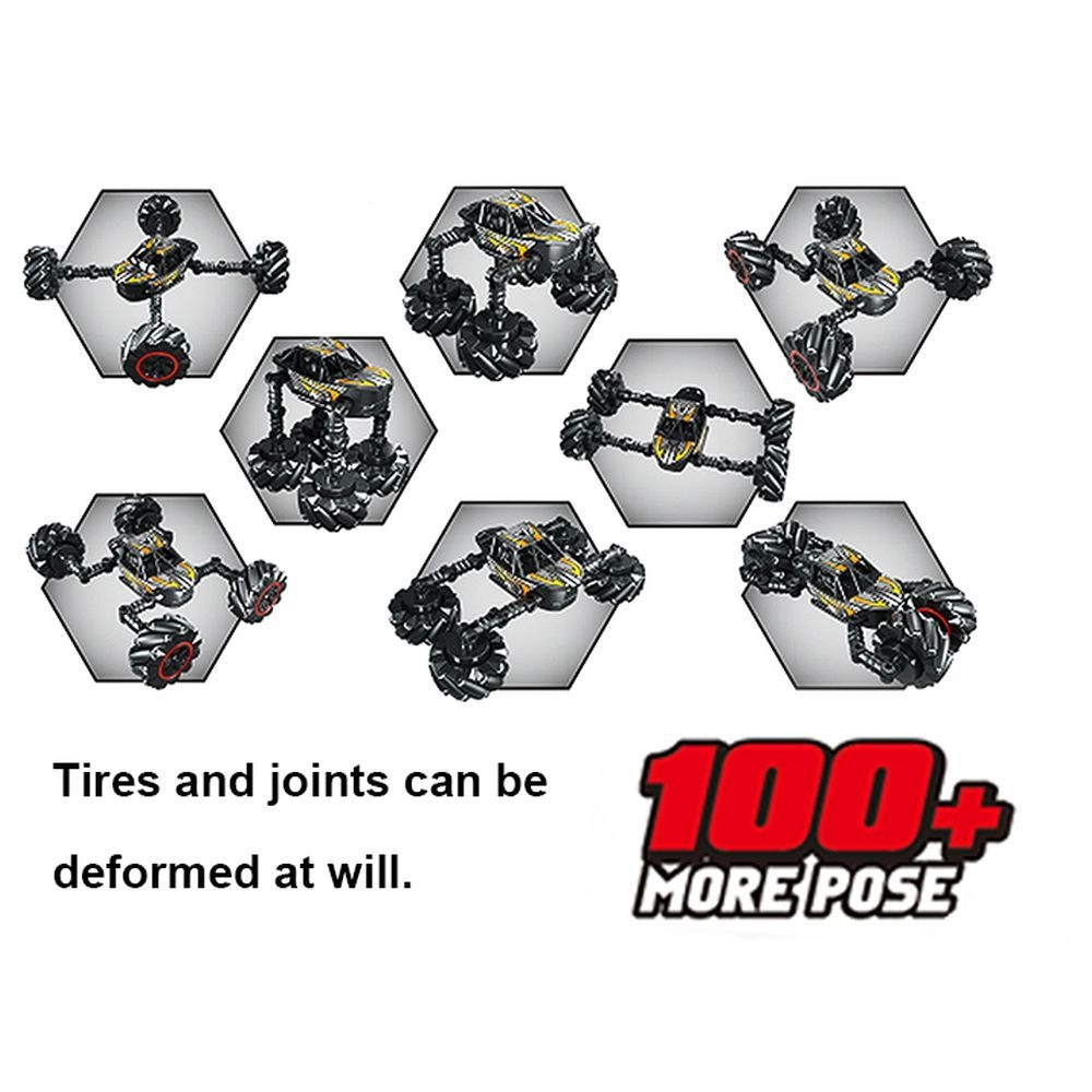 Transformable Drifting Stunt RC Cars