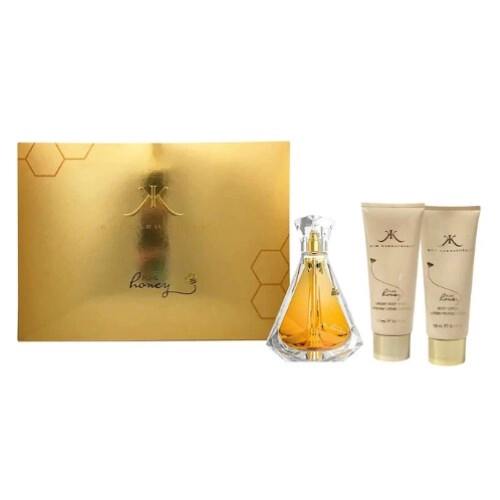 Big Brands Perfumes Pure Honey Eau de Parfum 100ml + Body Lotion 100ml + Body Wash 100ml