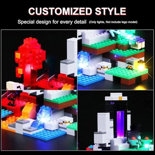 LED Light Kit for LEGO The Ruined Portal 21172