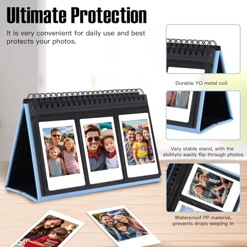 2x3" 96 Pockets Vegan Leather Photo Album