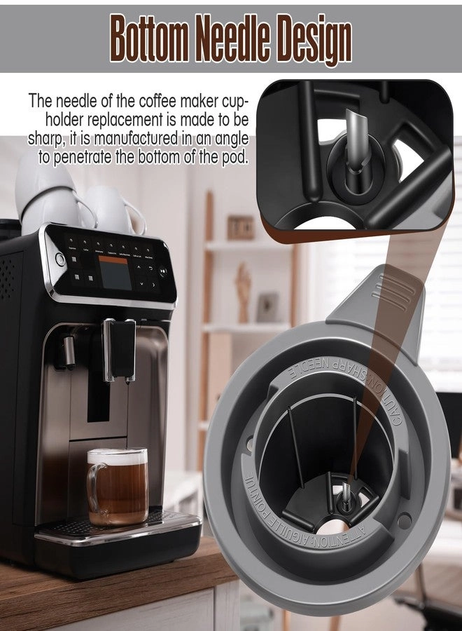 Bottom Needle Cup Holder Replacement - Compatible with Hamilton Beach FlexBrew 49900 49902 49904 49930 49934 49940 49945 49947 49950 49954 49957 49958 49966 49968 49974 49976 49979