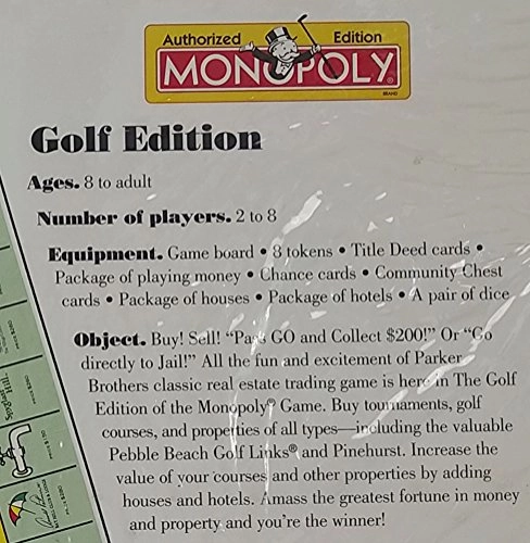 Monopoly: The GOLF EDITION
