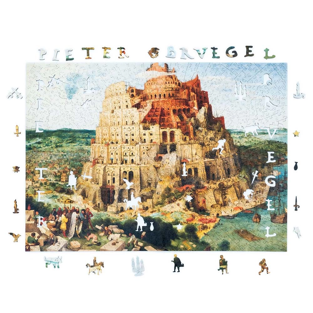 The Towel Of Babel Puzzle (4107390-Art_The_Tower_of_Babel) - 1000 pcs