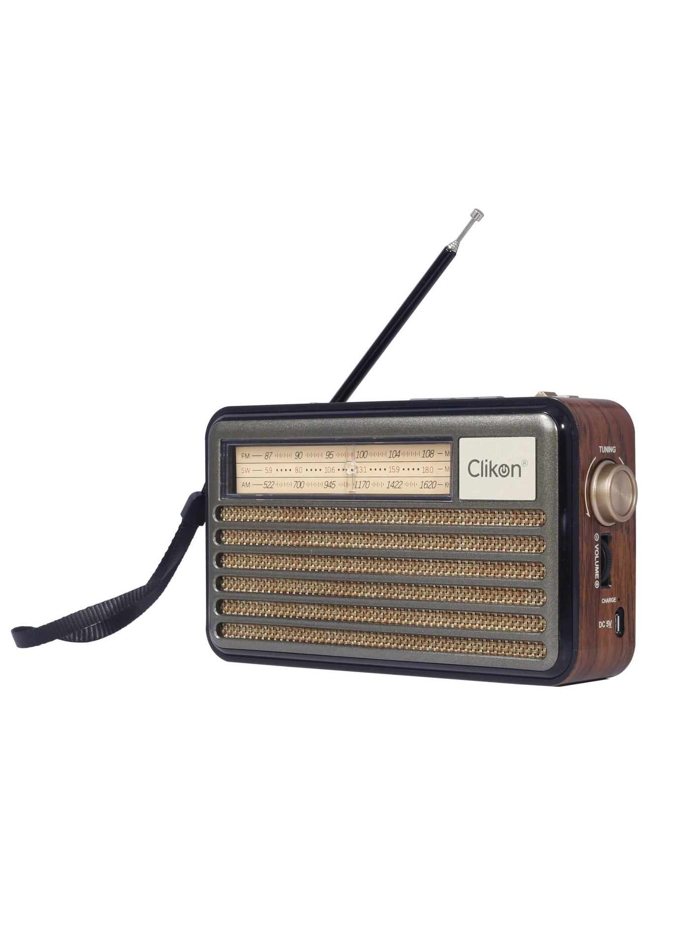 Rechargeable Vintage Radio - FM / AM / SW Band / DSP Radio