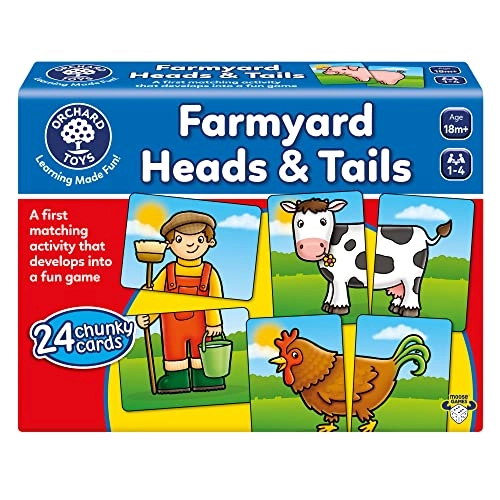 Farmyard Heads & Tails - 18 Months+ 24 pieces