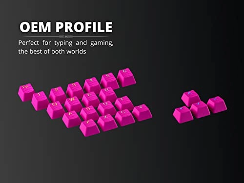 Rubber Keycap Set - OEM Profile Pistachio 23 Keys