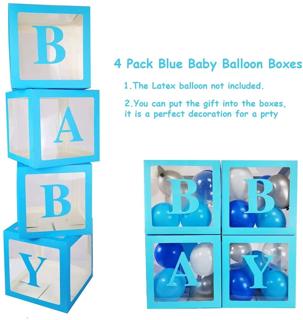 Baby Shower Boxes - 4Pcs