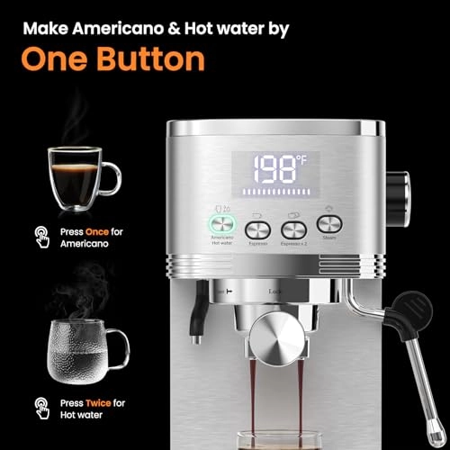 EM5410-US - 20 BAR LED Milk Frother