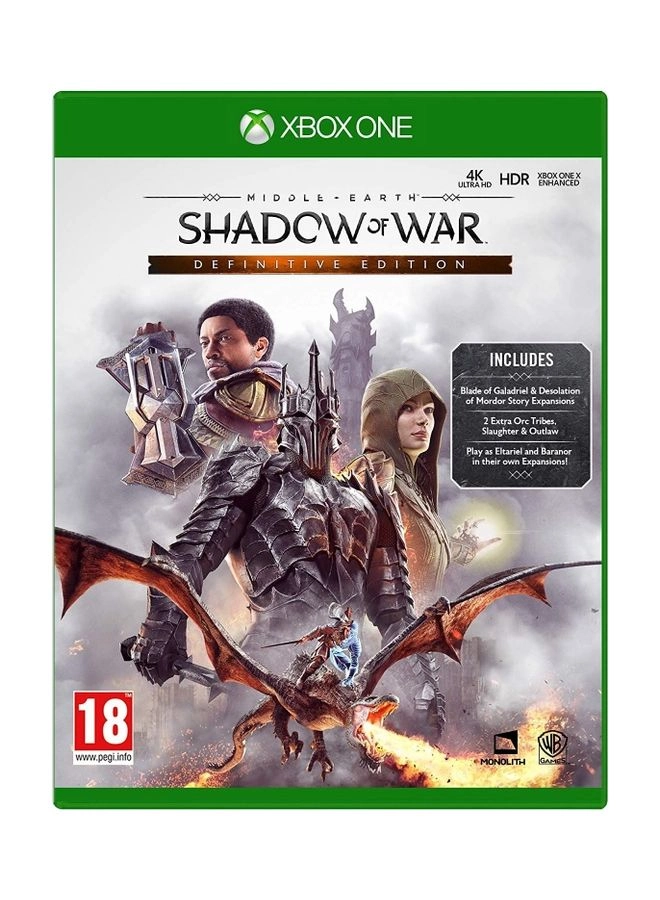 Middle Earth : Shadow Of War International Version - Xbox One