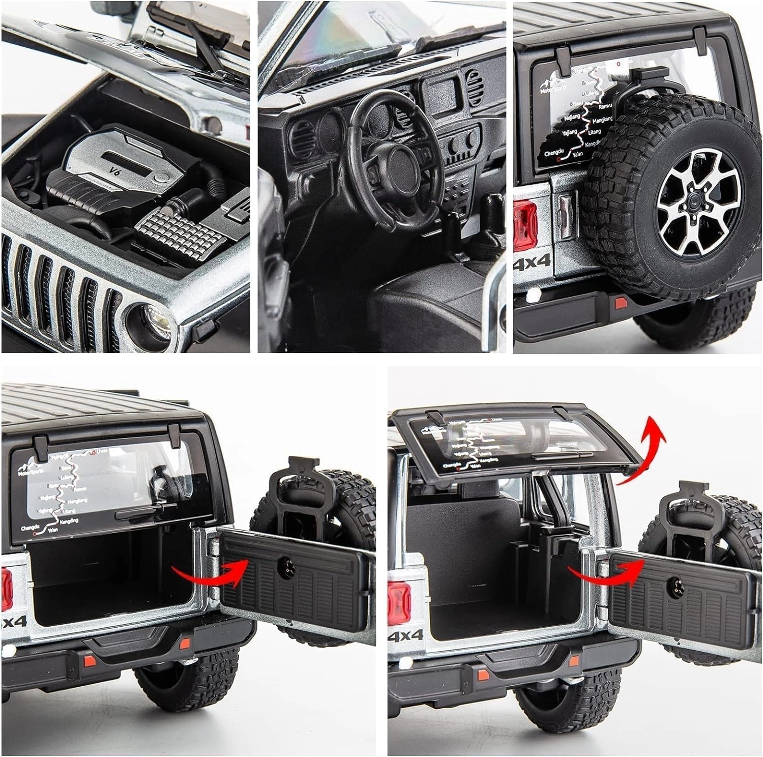 Wrangler Rubicon - 1:32 Scale 1.0 Count