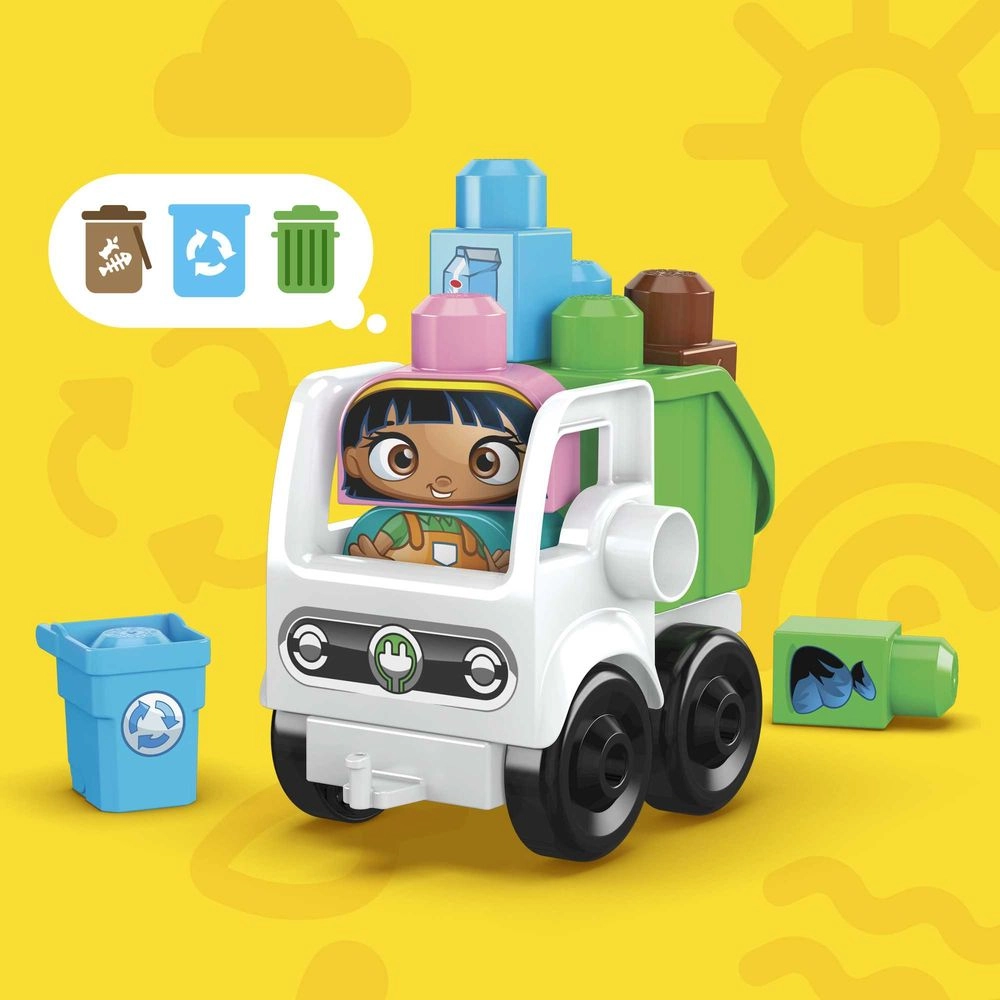 Green Town Sort And Recycle Squad Building Set - 18 pcs